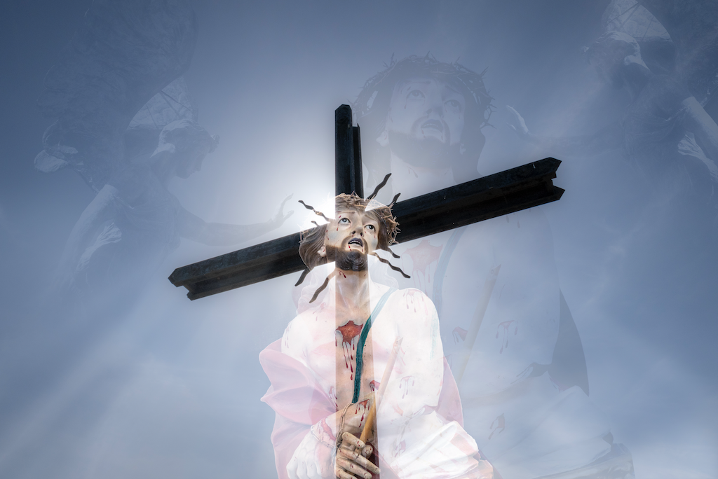 Jezus' bloed aan het kruis als symbool van vergeving en hoop bij echtscheiding binnen het christelijk geloof