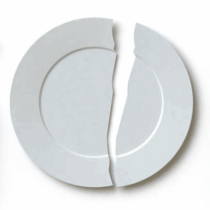 Servies in scherven echtscheiding