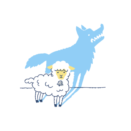 Is het een schaap of een wolf in schaapsl;eren en geloof je nog in sprookjes?