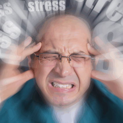 man met burn-out na scheiding