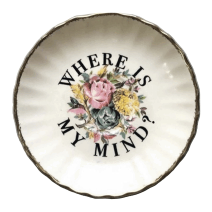 waar zit je met je gedachten staat er op het bord - Oosterbeek