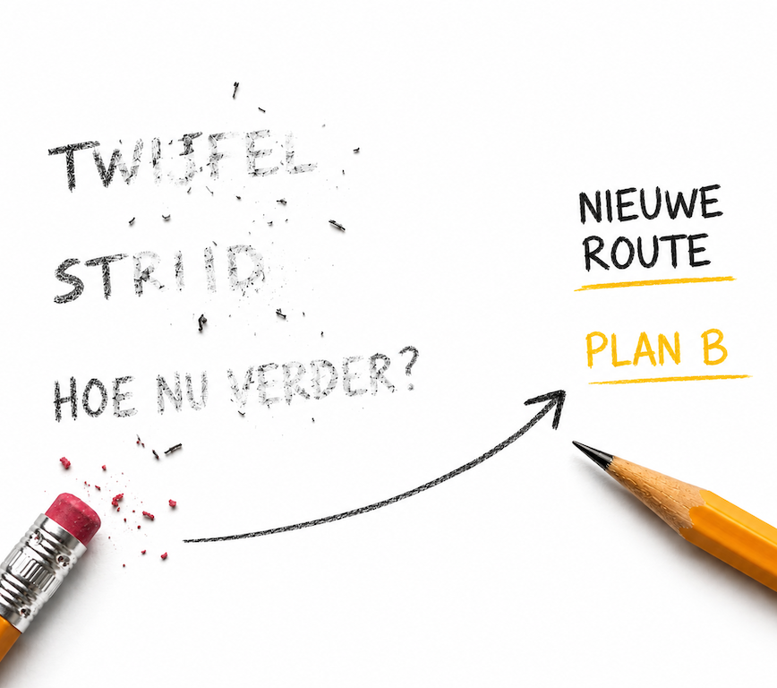 Geen strijd maar een nieuwe route om samen te scheiden